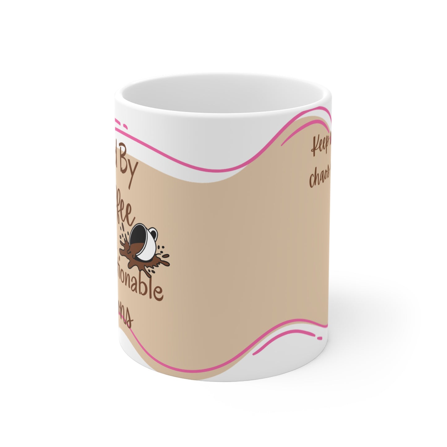 Mug Life Co. – Fueled By Coffee and Questionable Decisions | Cream Mug – 11oz