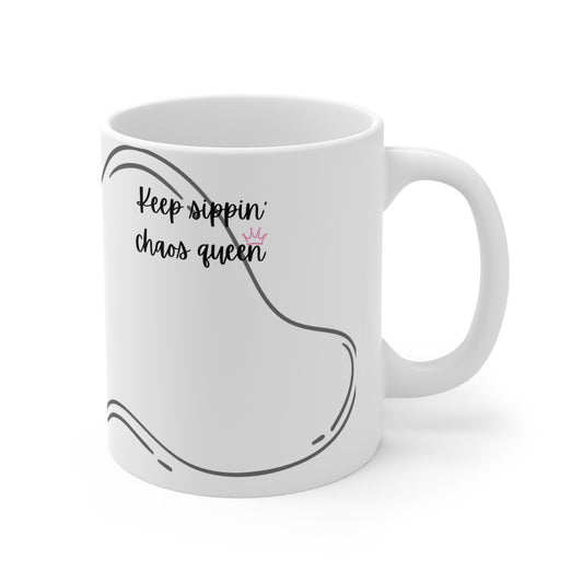 Mug Life Co. – Fueled By Coffee and Questionable Decisions | White Mug – 11oz