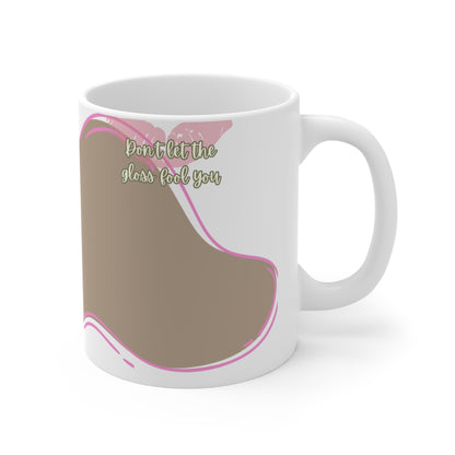 Mug Life Co. – Sippin’ Pretty, Thinkin’ Dark Thoughts | Taupe Mug – 11oz