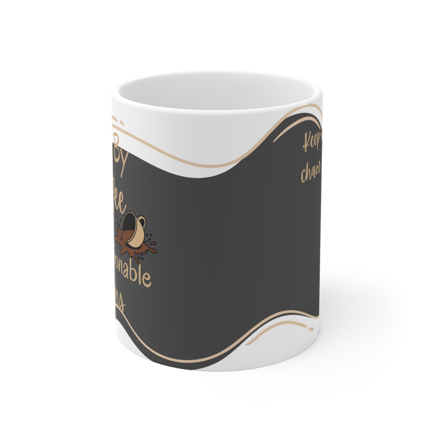 Mug Life Co. – Fueled By Coffee and Questionable Decisions | Matte Charcoal Mug – 11oz