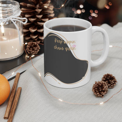 Mug Life Co. – Fueled By Coffee and Questionable Decisions | Matte Charcoal Mug – 11oz