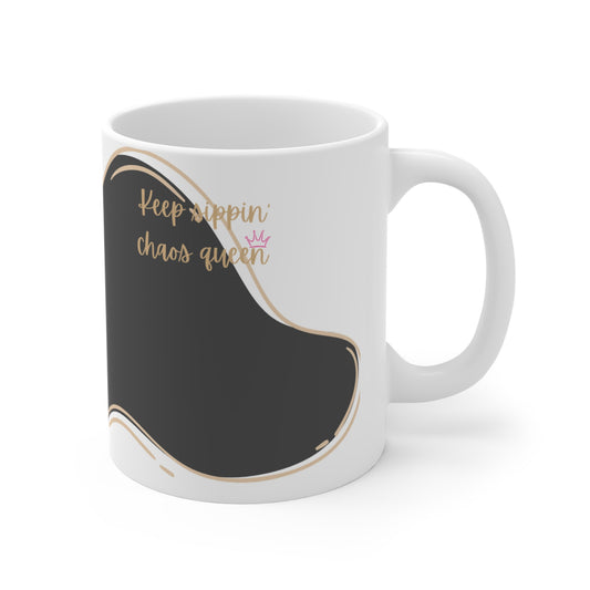 Mug Life Co. – Fueled By Coffee and Questionable Decisions | Matte Charcoal Mug – 11oz