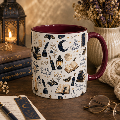 Mystic Reader Coffee Mug — Read by Moonlight 11oz/15oz